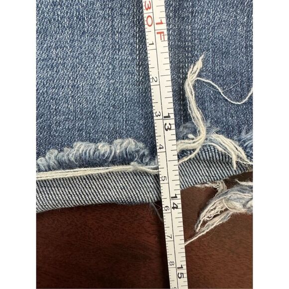 American Eagle Next Level Stretch Hi-Rise Denim Mini Skirt Size 4 - Picture 9 of 9